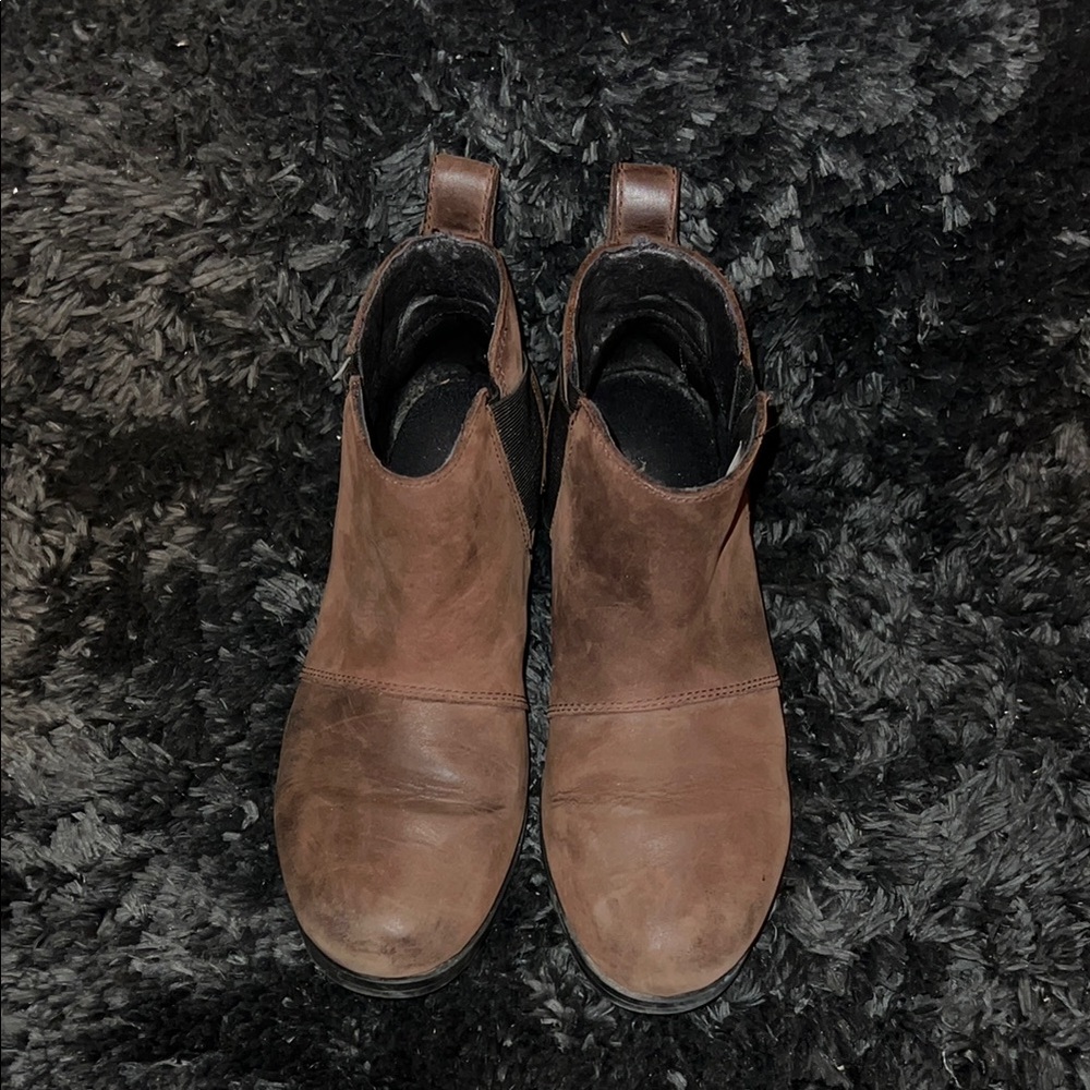 Sorel Brown Ankle Boots